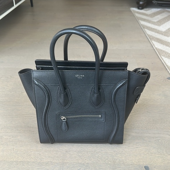 Celine Handbags - Celine Micro Luggage Tote